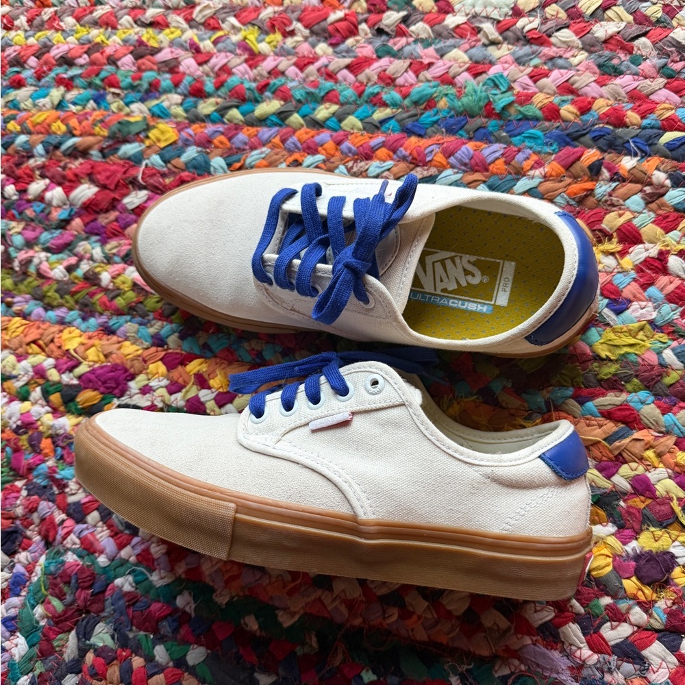 Vans Pro Chima Sneakers, marshmallow cream blue, gum sole